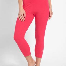 Jockey Pink Textured Capris-picture-45