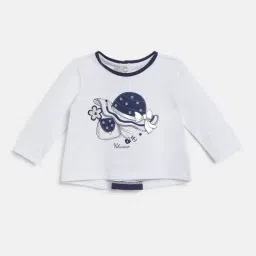 Chicco Kids White & Blue Printed Top-image-45