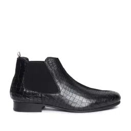 Gabicci Men's Patrick Black Chelsea Boots-image-11