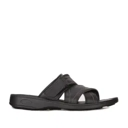 Bata Men's Black Toe Ring Sandals-image-87