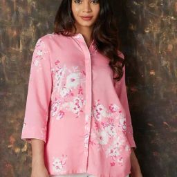 Melange by Lifestyle Pink Printed Tunic-image-23