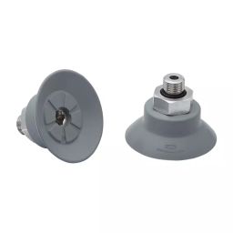 Schmalz 40 mm Nitrile Rubber Flat Suction Cup, SUF 40 NBR-55 G1/8-AG-40