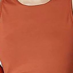 SILVERTRAQ Rust Relaxed Fit Crop Top image 5
