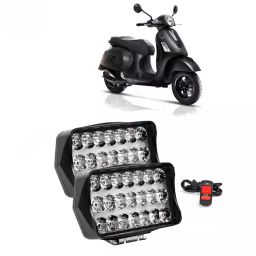 Cartronics 21 LED Fog Light With On/Off Switch for Vespa Urban Club(Set of 2 Pcs)-46