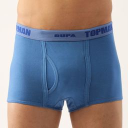 Rupa Men Set of 2 Brown & Blue Solid Cotton Trunks-27