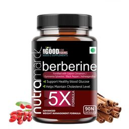 Nutramarck Berberine Capsules For Blood Sugar - 90 Capsules-image-1