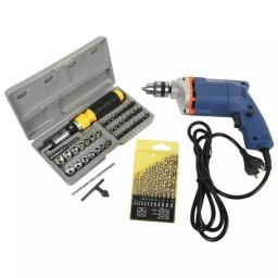 Ib basics 300W Drill Machine, 41 Pcs Socket & 13 Pcs Drill Bit Combo-6