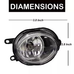 Auto Pearl Fog Lamp Lights With Wiring kit & Switch Compatible For Mahindra Verito Vabe (Without Plastic Sash Cover) image 4