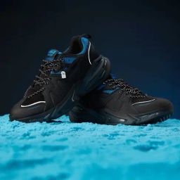 The Souled Store Men's Urban Blaze Black Casual Sneakers-image-36