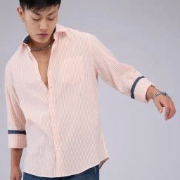 VASTRADO Core Fashion White Stripes Shirt-image-87