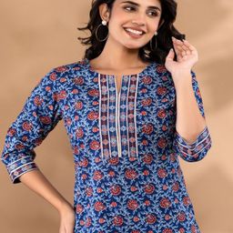 NUNCHII Floral Printed Cotton Top-image-20
