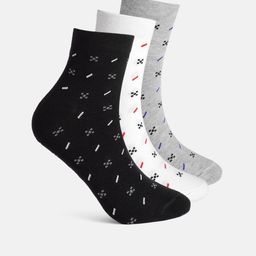 Mast & Harbour Men Set Of 3 Above Ankle Length Socks-17