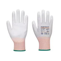Portwest Palm Hand Gloves Glass Fibre, Carbon Fibre Grey & White Size XL, A697G6RXL (Pack of 12 Pair)-image-61