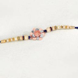 P.N.Gadgil Jewellers 925 Sterling Silver Floral Thread Rakhi-image-65