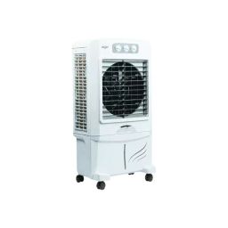 Wyzr Desert Air Cooler Automatic Swing 75 L Capacity with Honeycomb Pads Fan Size 406.4 mm Caster Wheels image 4