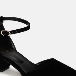 Marc Loire Pointed Toe Block Heels With Ankle Loop image 3
