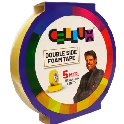 ABRO Double Side Self Adhesive Foam Mounting Tape for Craft 25.4 mm (1 Inch) x 5 m Roll (Pack of 6)-picture-7