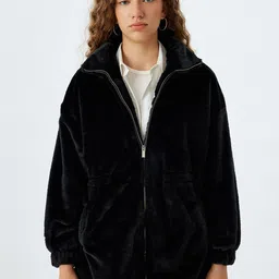 Koton Women Checked Tailored Jacket-image-26