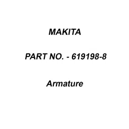 Makita Armature Suitable For BHP452, Part No 619198-8-16