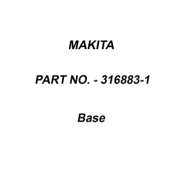 Makita Base Suitable For 4304, Part No 316883-1-picture-18