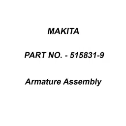 Makita 115 V Armature Assembly for MDP60, Part No 515831-9-picture-47