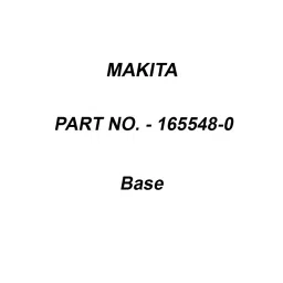 Makita Base Suitable For 4100NS, Part No 165548-0-picture-17