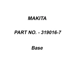 Makita Base Suitable For DJV182, Part No 319016-7-picture-27