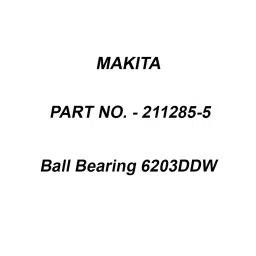 Makita Ball Bearing 6203DDW Suitable For GA9020(211256-2), Part No 211285-5-picture-14