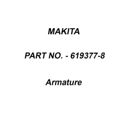 Makita Armature Suitable For DTD152, Part No 619377-8-2