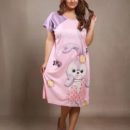 CrossKulture Women Printed Nightdress-picture-29