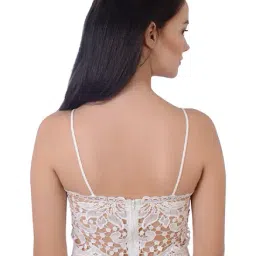 Da Intimo White Non Wired Padded Bralette-33