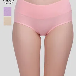 Amour Secret Women Pack Of 3 Solid Hipster Briefs-picture-22