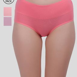 Amour Secret Pack Of 3 Solid Hipster Briefs-image-66