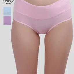 Amour Secret Women Pack Of 3 Solid Hipster Briefs-picture-45