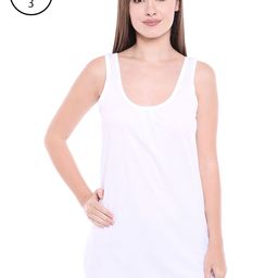 Bodycare Pack of 3 White Camisoles E64WWW-image-47