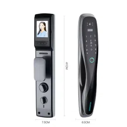GOLENS Digital Door Lock with Camera Wifi Biometric Lock with Face ID, X60 image 5