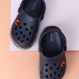 Neoz Casual Clogs Logo Desgin - Navy Blue (Button Color May Vary)-image-21