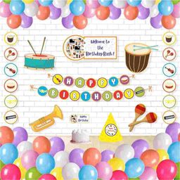 Untumble Music Theme Decoration Party Kit for Birthday Parties - Pack of 59-image-75