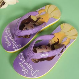 Kidsville Disney Princess Featuring Belle Detailed Flip Flops - Purple-image-75