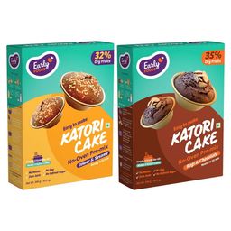 Early Foods Ragi Choco & Jowar Sesame Katori Cake Mix Pack of 2 , 300g Each-image-40