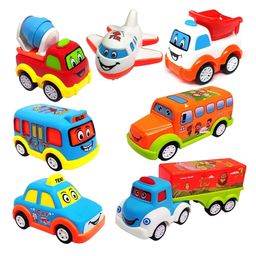 Magicwand Pack of 7 Unbreakable Construction Automobiles Toy Set for Toddlers Multi-Colored-12