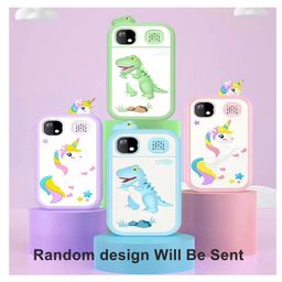 MUREN Kids Digital Camera with Cute Back cover Design, 2.4 inch Display, Built-in Speaker and MP3 Music Player Puzzle Games with Flip Camera, Toddler Learning Toys - Random Design image 2