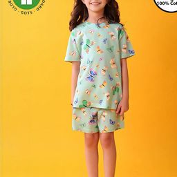 YK Girls Printed Night suit-picture-36
