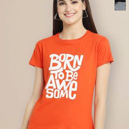 Metronaut Women Typography 2 Printed T-shirt-picture-44