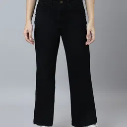 Mast & Harbour Women Wide Leg High-Rise Stretchable Jeans-picture-49
