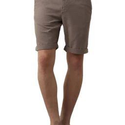 SELECTED HOMME Brown Slim Fit Shorts-picture-22