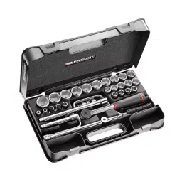 FACOM 12.7 mm (1/2 Inch) Socket Set Mbox Performance Round Head Ratchet, S.161-5P6 (Set of 30)-5