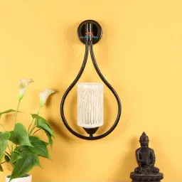 DecorativeRay Black & White Iron Wall Light - Set of 1-image-86