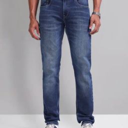 Ad By Arvind Denim Blue Regular Fit Jeans-picture-12