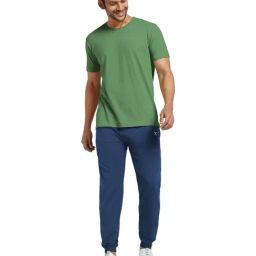 XYXX Green & Blue T-Shirt & Joggers Set-image-4